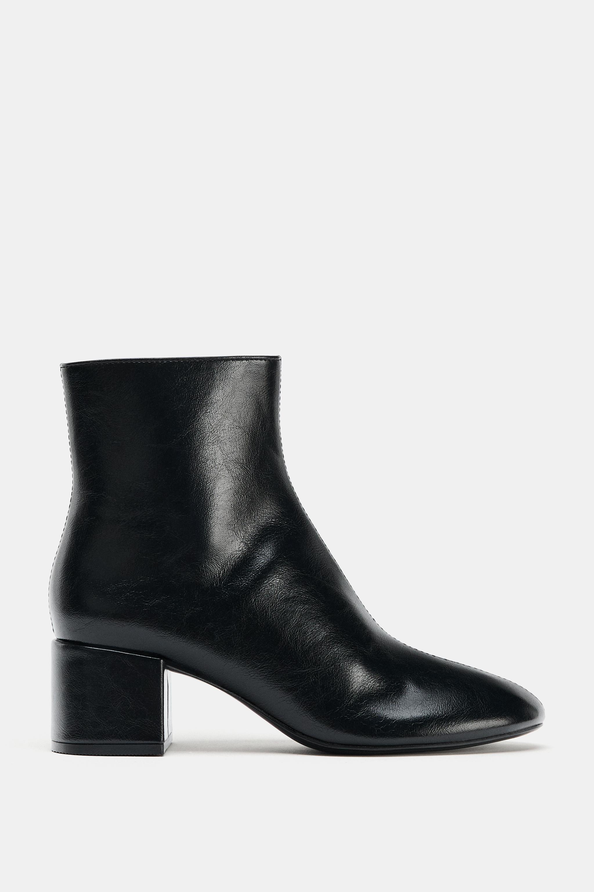 BLOCK HEEL ANKLE BOOTS